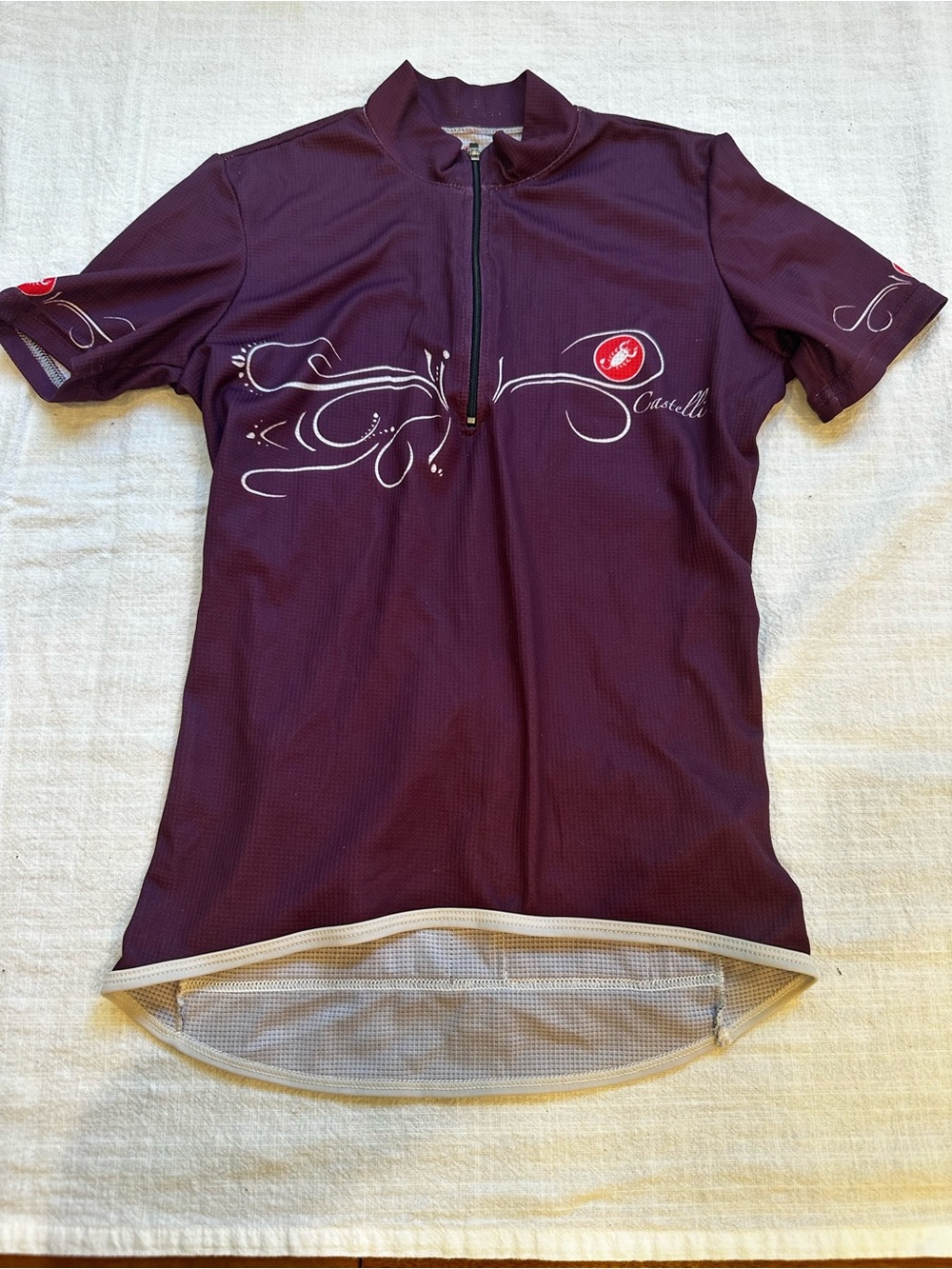 Women's Short Sleeve Cycling Jersey - Plum